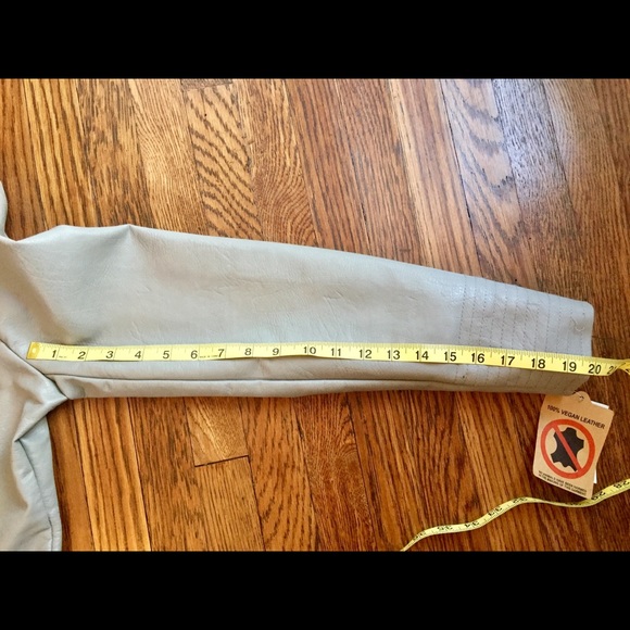 J2 Gray Vegan Leather Jacket - Picture 2 of 5